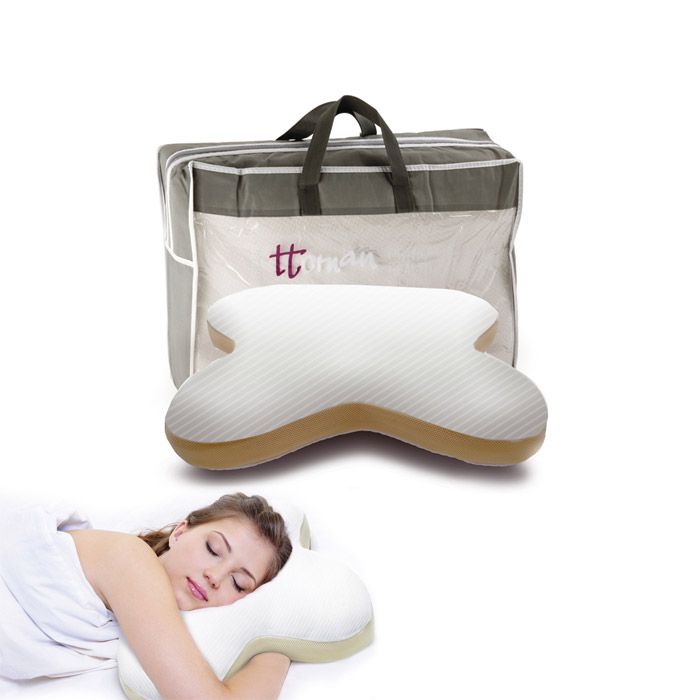 Подушка ортопедическая ЭКОТЕН с эффектом памяти для сна на животе арт.CO-04-207 .